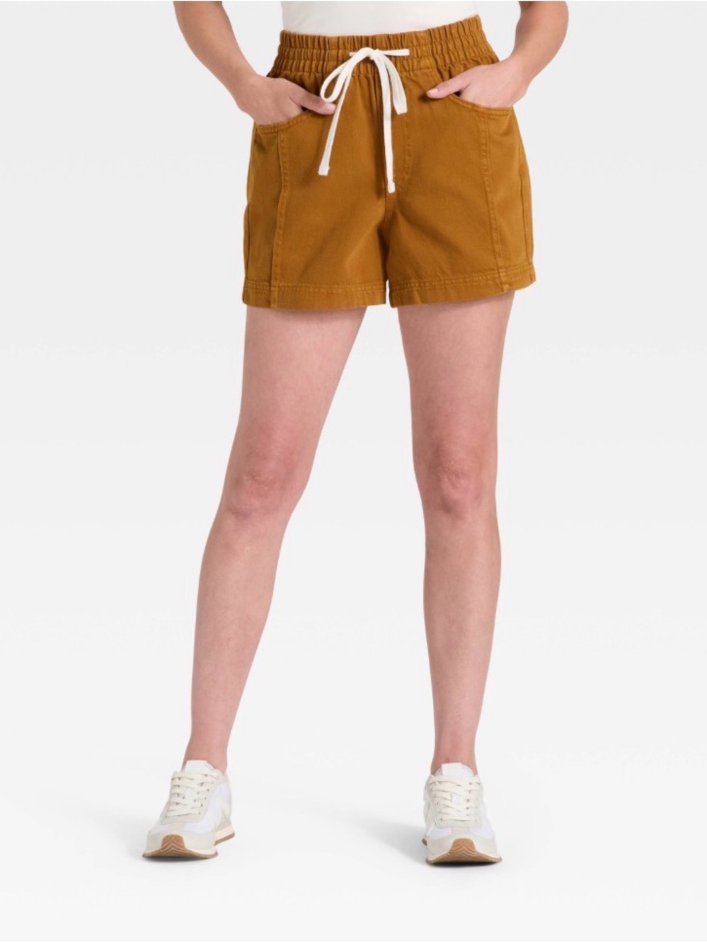 Universal Thread Mustard Drawstring Utility Shorts